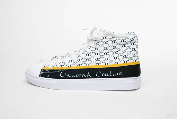 Signature Hightop White Sneaker For Men and Women