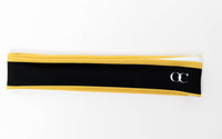 Signature Stripe Headband - Black/Gold