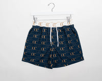 OC Galore Mid-Length Shorts - Navy Blue