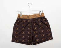 OC Galore Mid-Length Shorts - Brown