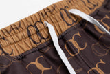 OC Galore Mid-Length Shorts - Brown